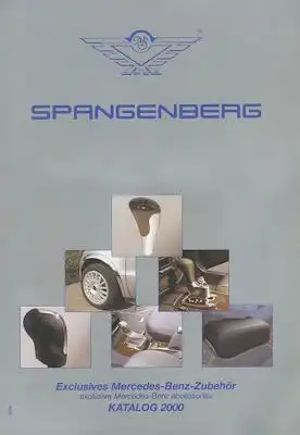Mercedes-Benz Spangenberg Zubehör Prospekt 8.2000