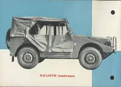 Goliath Programm ca. 1960