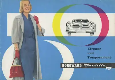 Borgward Isabella TS Prospekt 9.1957