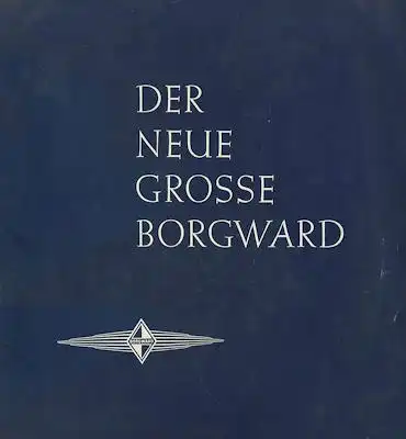 Borgward P 100 Prospekt 1.1960