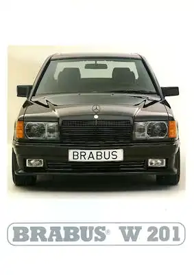Mercedes-Benz 190 Brabus Prospekt 1980er Jahre