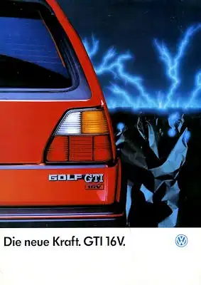 VW Golf 2 GTI Prospekt 10.1985