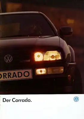 VW Corrado Prospekt 8.1993