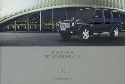 Mercedes-Benz G 55 AMG Prospekt 2.2004