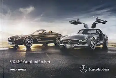 Mercedes-Benz SLS AMG Coupé + Roadster Prospekt 10.2011