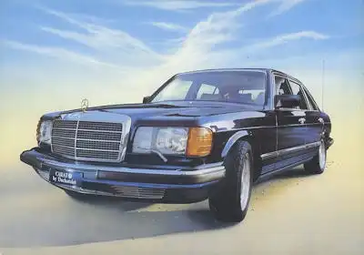 Mercedes Benz Carat Duchatelet W 126 Prospekt ca. 1985