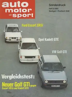 VW Golf 2 GTI Test 1984