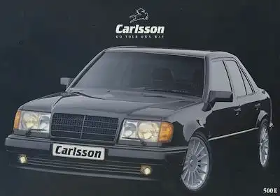 Mercedes-Benz Carlsson W 124 500 E Prospekt ca. 1991