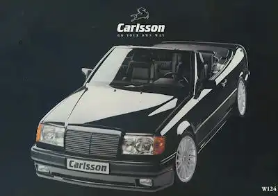 Mercedes-Benz Carlsson W 124 / Cabriolet Prospekt ca. 1993