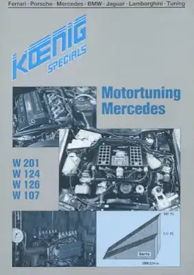 Mercedes-Benz / Koenig-Specials Programm 1985