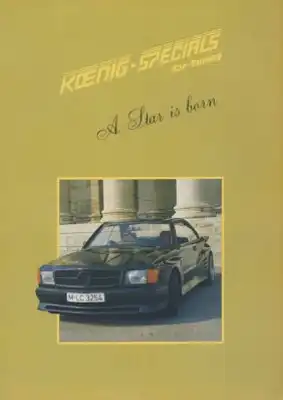 Mercedes-Benz / Koenig-Specials SEC Prospekt 1985