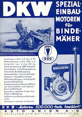 DKW Einbaumotor Prospekt 3.1936