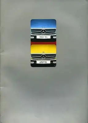 Mercedes-Benz 350 450 SL Prospekt 6.1974