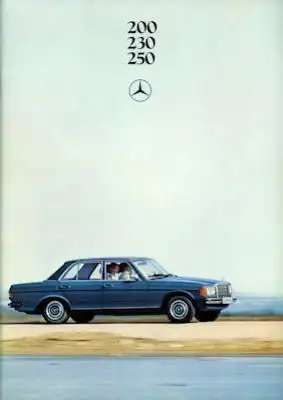 Mercedes-Benz 200-250 Prospekt 1.1979