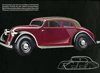 Mercedes-Benz Typ 130 Prospekt 1.1934