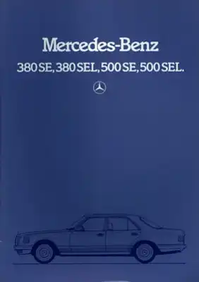 Mercedes-Benz 380 SE-500 SEL Prospekt 7.1982