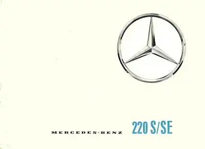 Mercedes-Benz 220 S/SE Prospekt 8.1963