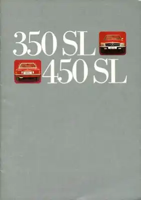 Mercedes-Benz 350 450 SL Prospekt 1973