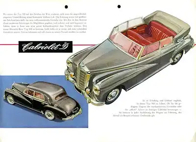 Mercedes-Benz 300 Prospekt 1956