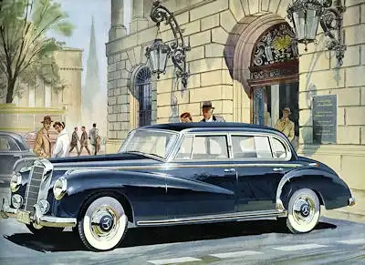 Mercedes-Benz 300 Automatik Prospekt 1956