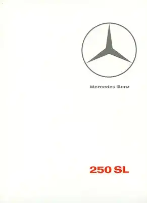 Mercedes-Benz 250 SL Prospekt 2.1967 e