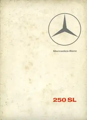 Mercedes-Benz 250 SL Prospekt 2.1967 port