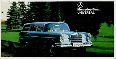 Mercedes-Benz Universal Prospekt 1966