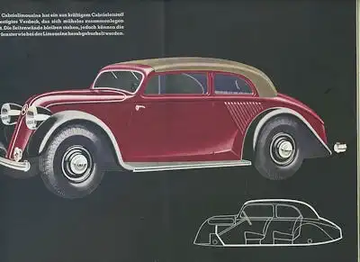 Mercedes-Benz Typ 130 Prospekt  1.1934