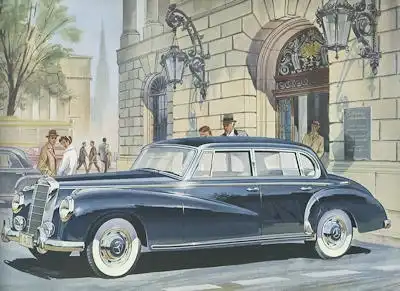 Mercedes-Benz 300 Automatic Prospekt 1956