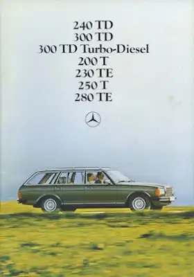 Mercedes-Benz 200T-280TE 240TD-300TD Prospekt 6.1980
