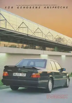 Mercedes-Benz Haslbeck W 124 Zubehör Prospekt 1988