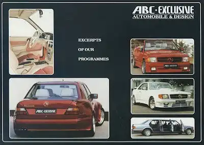 Mercedes-Benz ABC Exclusive Tuning Programm 1984