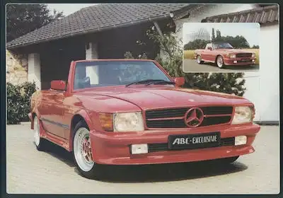 Mercedes-Benz ABC Exclusive Tuning Programm-Mappe 1985