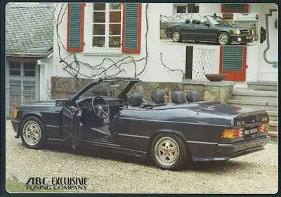Mercedes-Benz ABC Exclusive Tuning Programm-Mappe 1985
