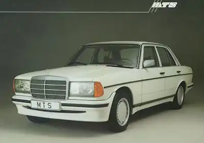 Mercedes-Benz MTS Programm-Mappe 1985