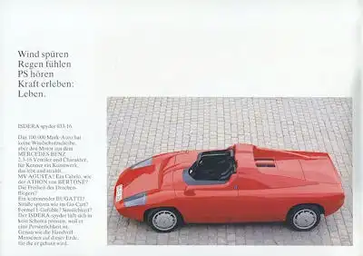 Isdera Programm 1989