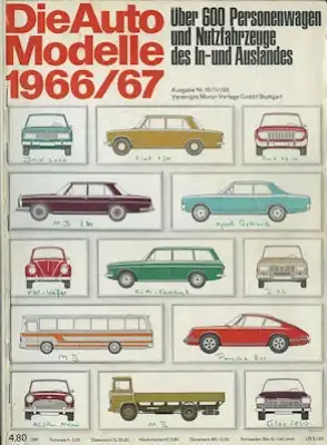 Auto Modelle 1966/67 Nr.10