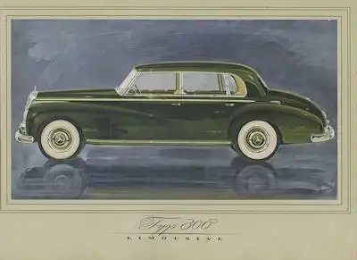 Mercedes-Benz 300 Prospekt 5.1951