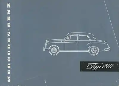 Mercedes-Benz 190 Prospekt 1956