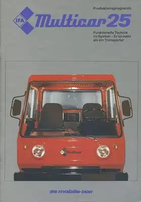 IFA Multicar 25 Programm 1985