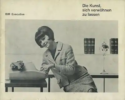IBM Executive Bedienungsanleitung 1960er Jahre