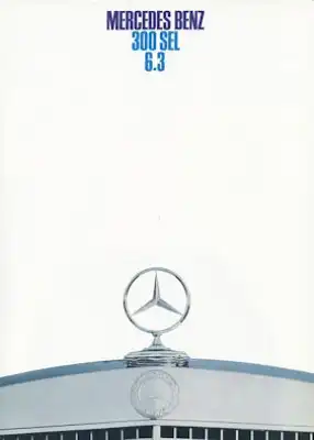 Mercedes-Benz 300 SEL 6.3 Prospekt ca. 1969