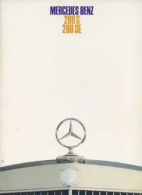 Mercedes-Benz 280 S SE Prospekt 12.1967 e