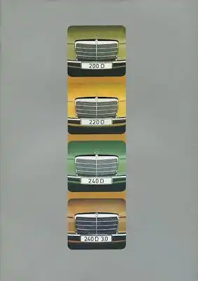 Mercedes-Benz 200D-240D 3.0 Prospekt 1.1975