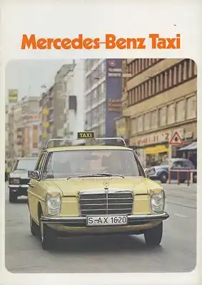 Mercedes-Benz Taxi Prospekt 8.1974