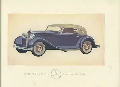 Mercedes-Benz Typ 170 Prospekt 7.1935