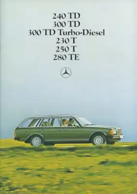 Mercedes-Benz 230T-280TE 240TD-300TD Prospekt 2.1980