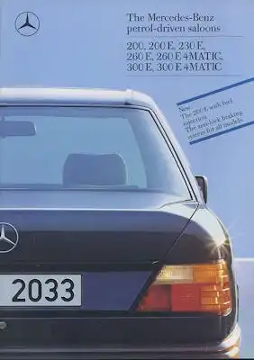 Mercedes-Benz 200-300 E 4Matic Prospekt 8.1988 e