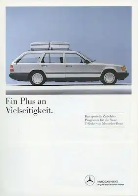 Mercedes-Benz T-Reihe Zubehör Prospekt 2.1986