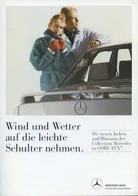 Mercedes-Benz Gore-Tex Collection Prospekt 11.1986